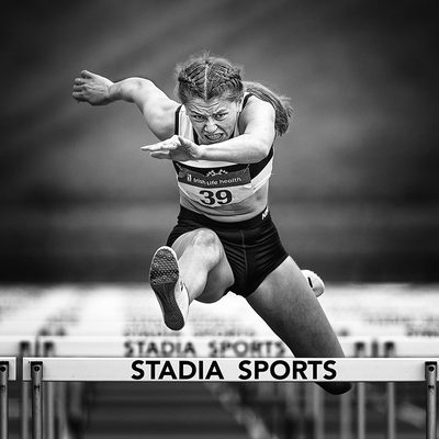 Peter Adams (Northern Ireland) - Determined hurdler